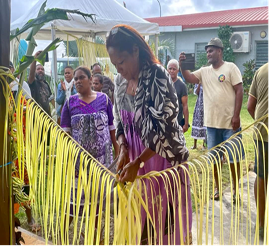 Inauguration de la maison des jeunes de La Roche à Maré