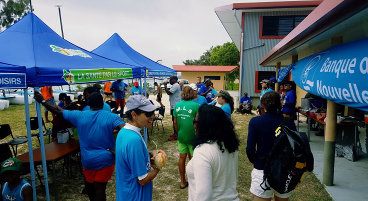 Aquamarche 2018 : fin de la marche et sensibilisation 