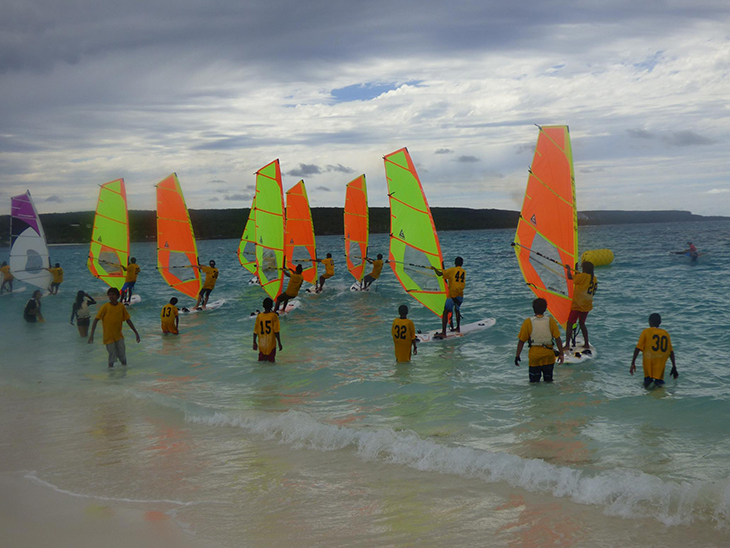 Course planche à voile